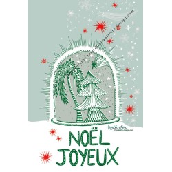 Carte Joyeux grigri Noël