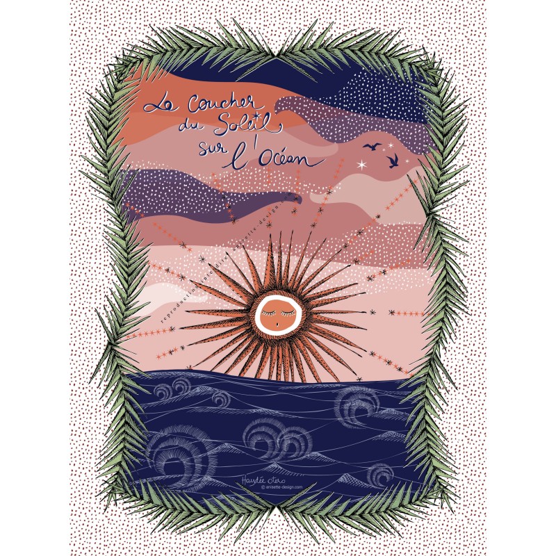 Affiche Sunset Ocean