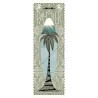 art deco palm tree poster