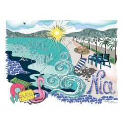 Seaside trail poster