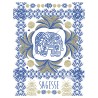 Affiche Eléphant Sagesse bleu