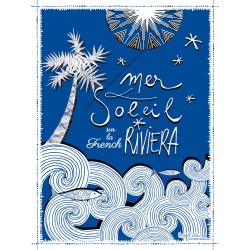 Affiche mer et soleil azur