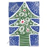 Starry Christmas tree card