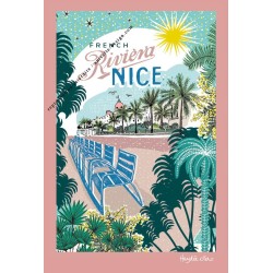 French riviera promenade card