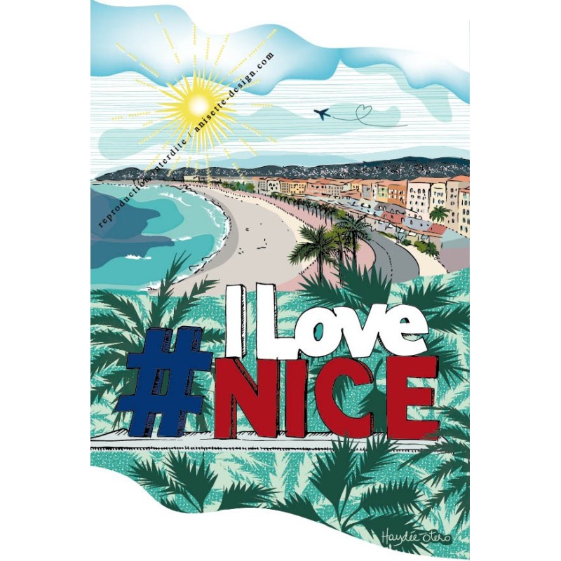 I love Nice card