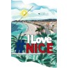 Carte I love Nice