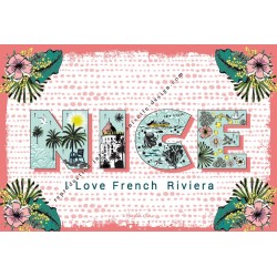 Carte Nice Fleurs