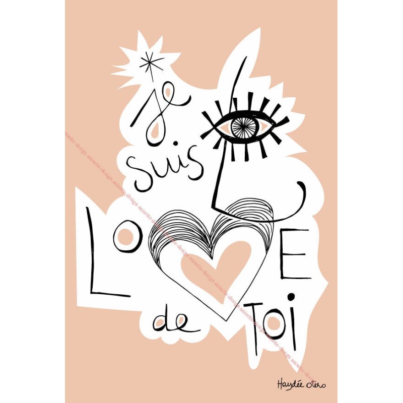 Carte Love de toi