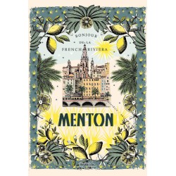 Menton village card