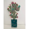 Flower cactus decoration