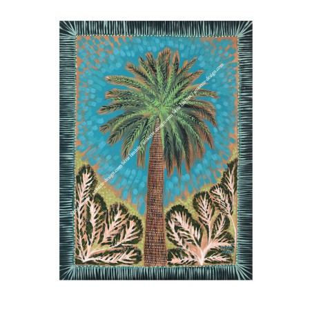 Limited edition poster - Palm tree under the azur sky