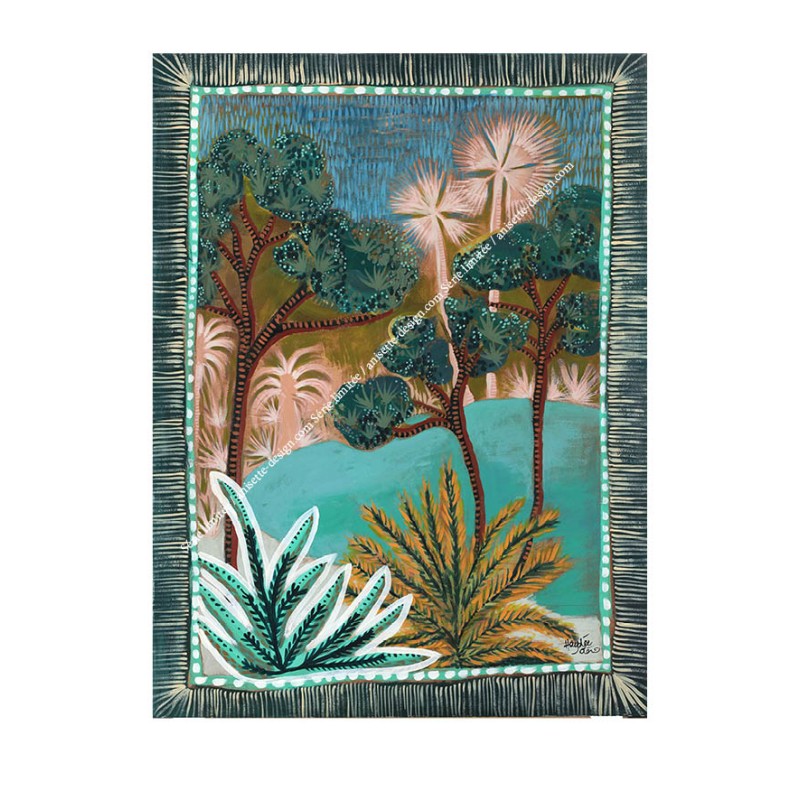 Limited edition poster - Mediterranean pine forest