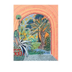 Limited edition poster - View of a southern garden