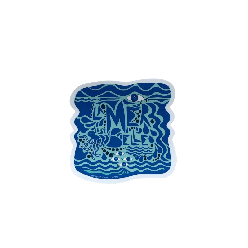 Sticker La mer est belle