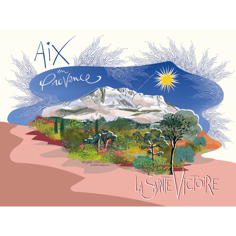 Affiche La Sainte Victoire - Aix