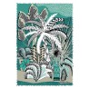 Joyful turquoise palm tree card