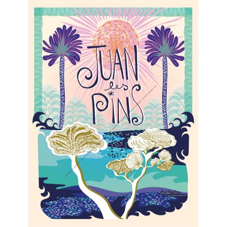 Affiche Juan les pins