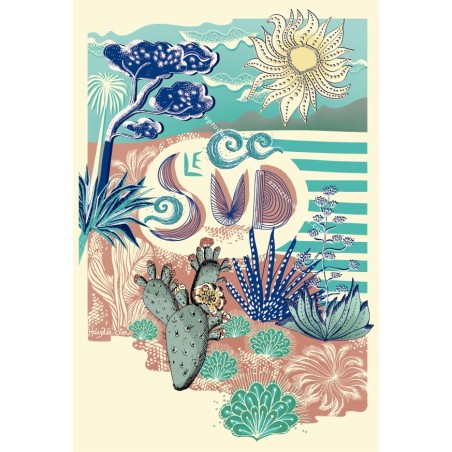 copy of French riviera promenade card