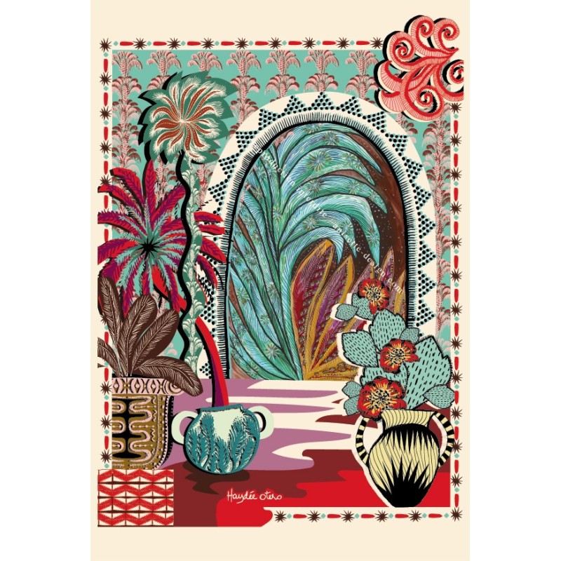 copy of French riviera promenade card
