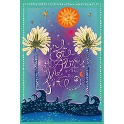 Carte Côte d'Azur Fête