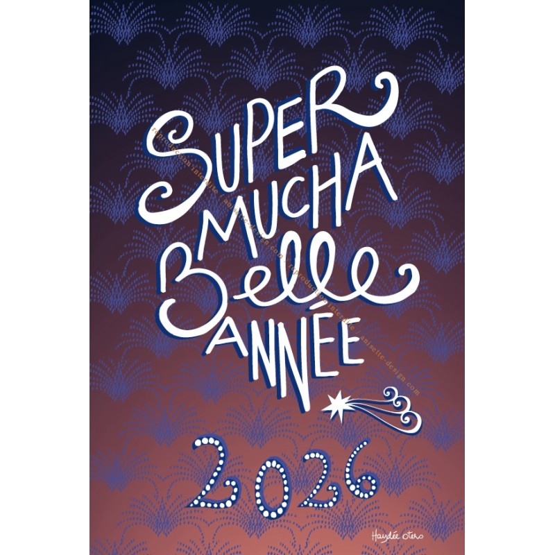 Carte Super Mucha Belle Année 2026