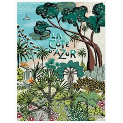 French riviera poster