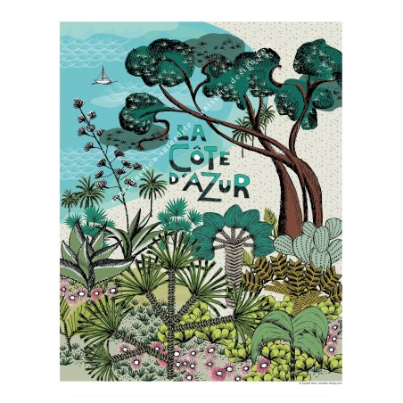 cote d'azur poster