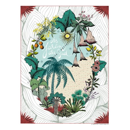 Southern garden poster