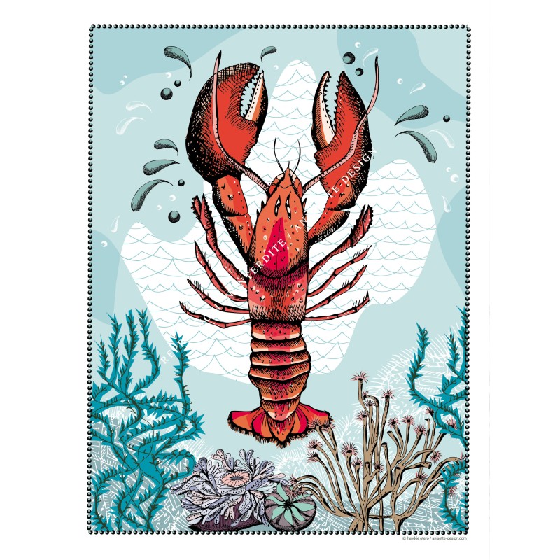 Affiche Homard