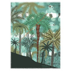 Blue Palm grove poster
