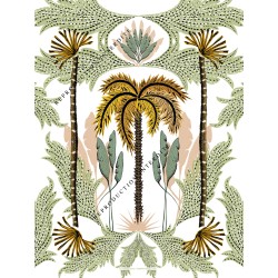 Royal palm tree poster