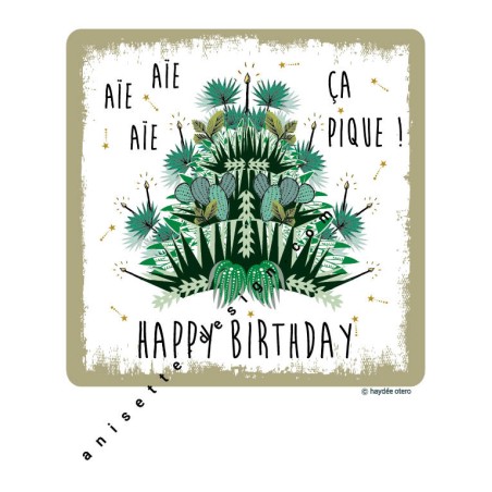 cactus happy birthday polaroid