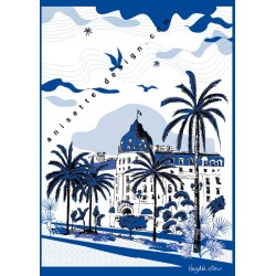 Carte Le Negresco Bleu