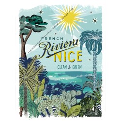 French Riviera clean green poster