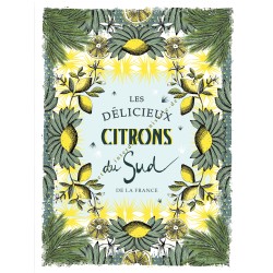 Affiche citrons du sud