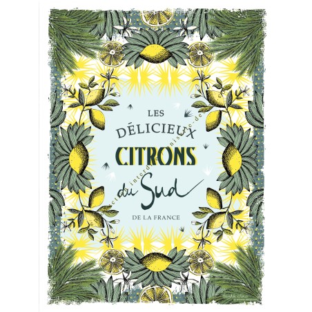 Affiche citrons du sud