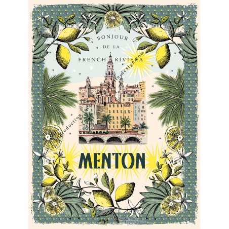 Affiche citrons de menton