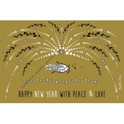 happy new year dove card