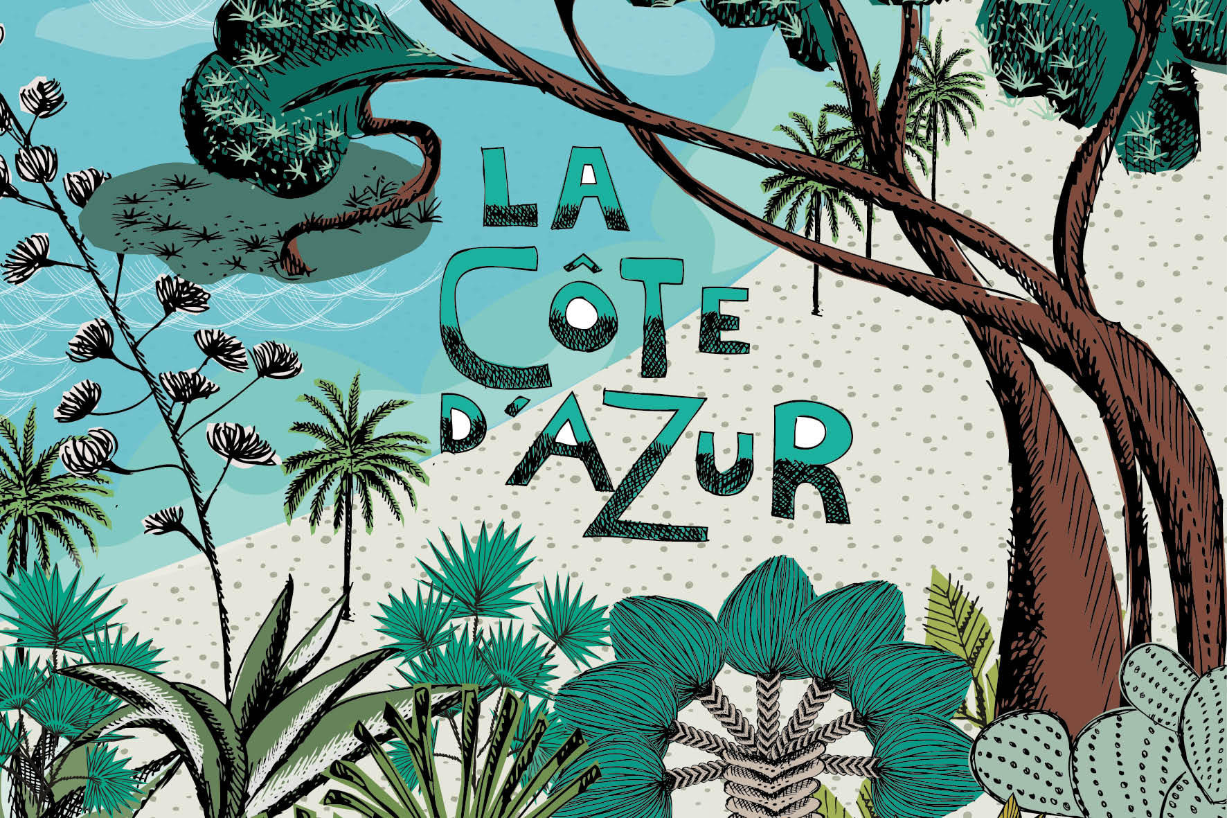 La côte d'Azur